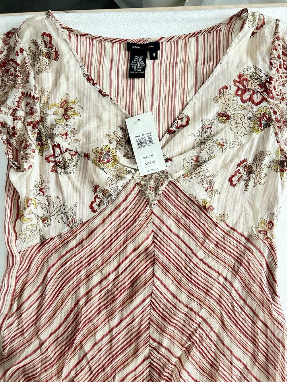 bcbg max azria top Chili Red M